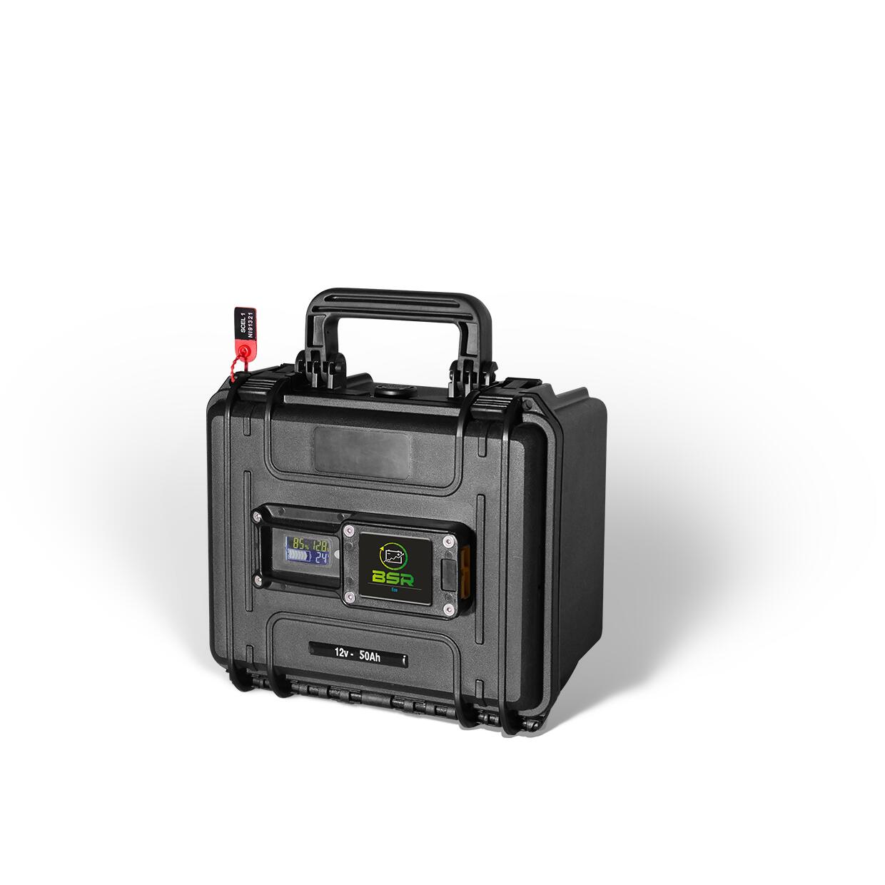 Bsr - Valise Lithium Eco 12v/50 Ah Avec Chargeur - Batterie - Noir - Taille Unique - Decathlon