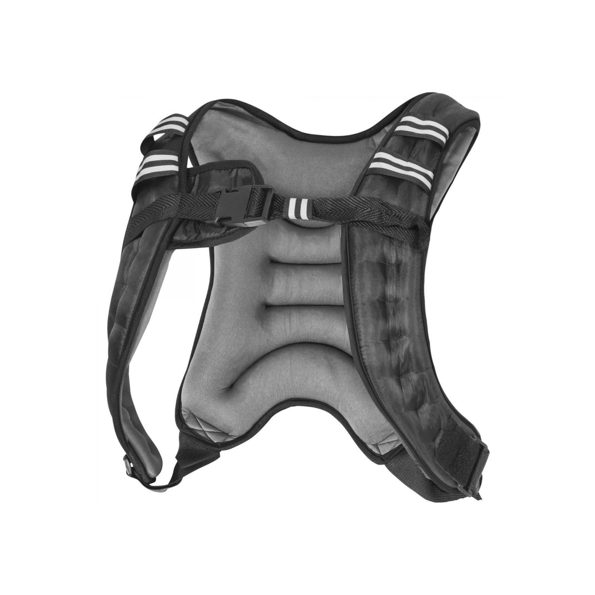 Gorilla Sports - Gilet Lesté Dorsal X-style | Musculation | Taille Au Choix 5 Ou 8 Kg - Gilet Lesté - Gris - 5 Kg - Decathlon