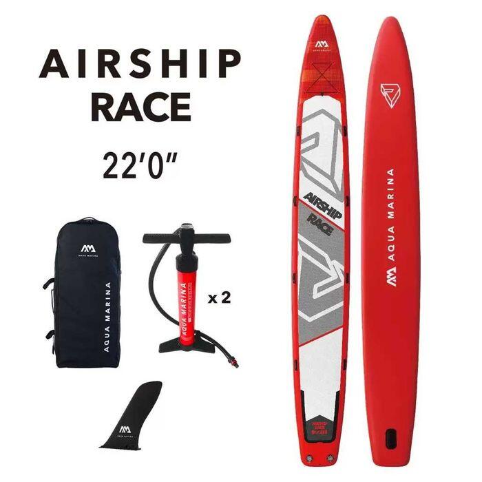 Aqua Marina AirShip Race 22ft/6.7m Multi Person Inflatable Stand Up Paddle Board 1/7