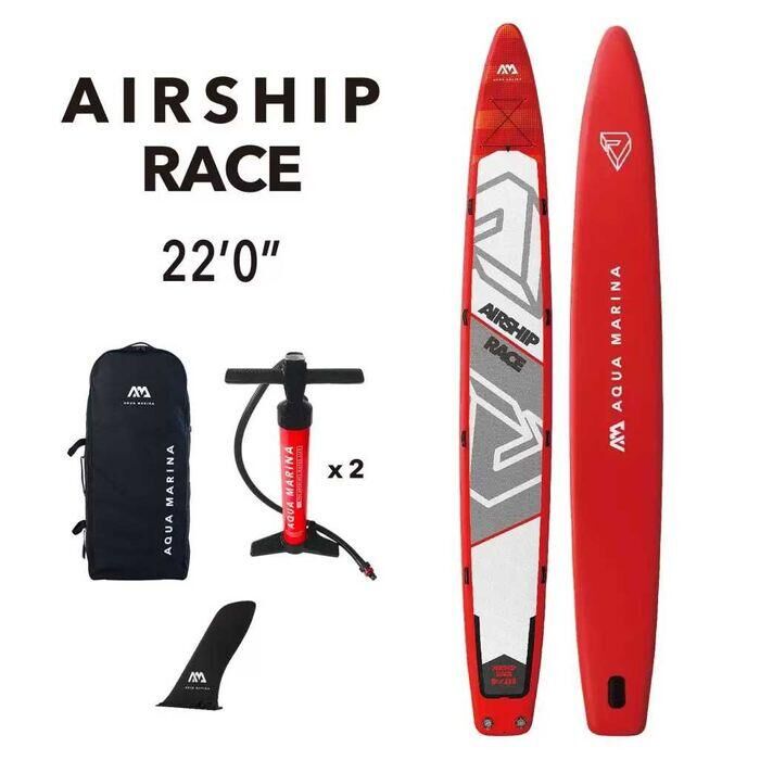 AQUA MARINA Aqua Marina AirShip Race 22ft/6.7m Multi Person Inflatable Stand Up Paddle Board