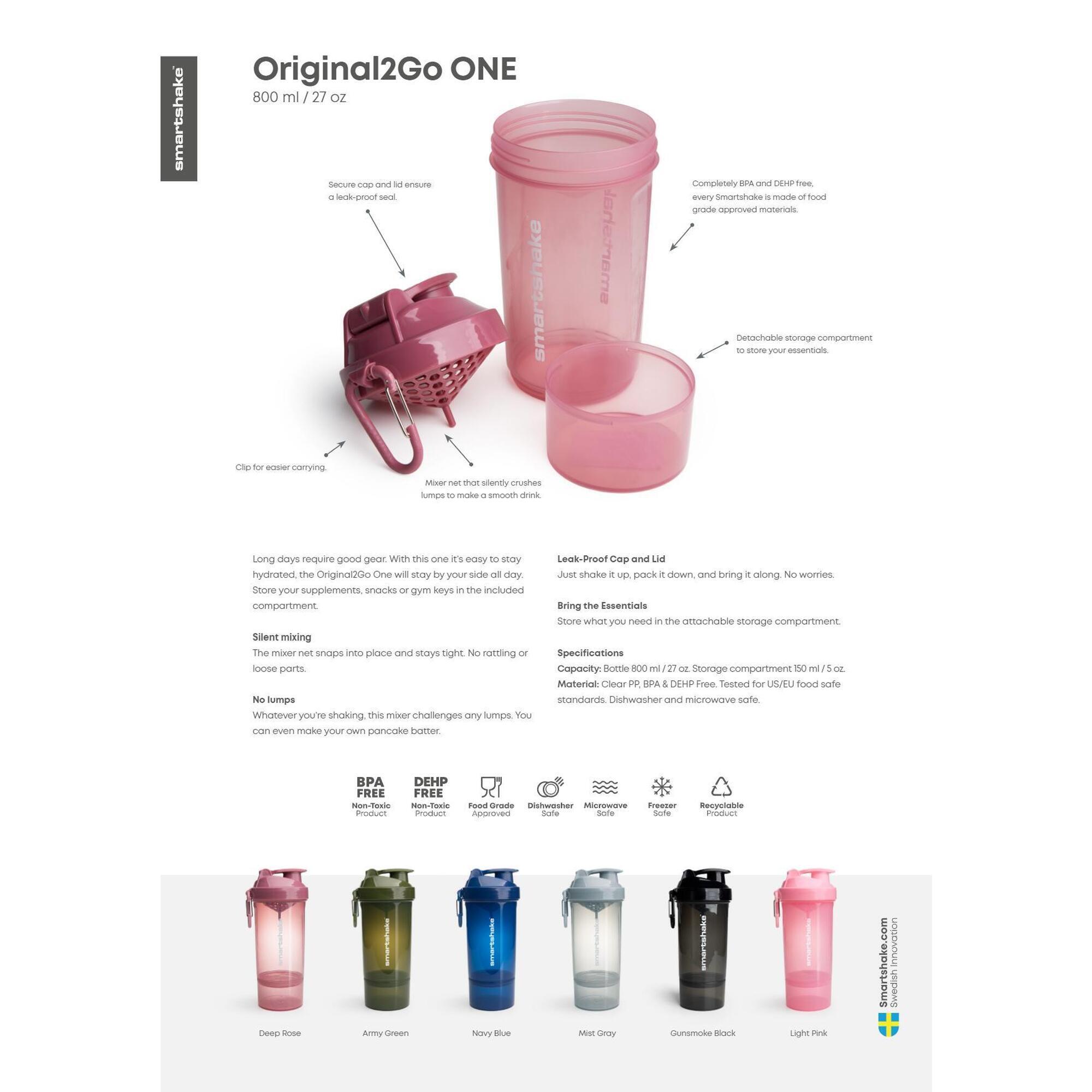 Agitatore 800 ml - Rosa chiaro