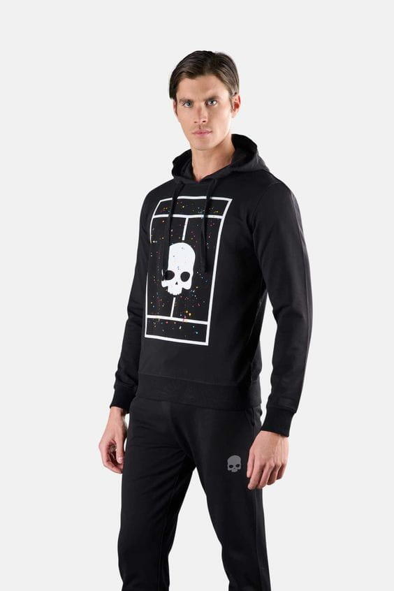 Bluza tenisowa męska Hydrogen Court Hoodie 4/5