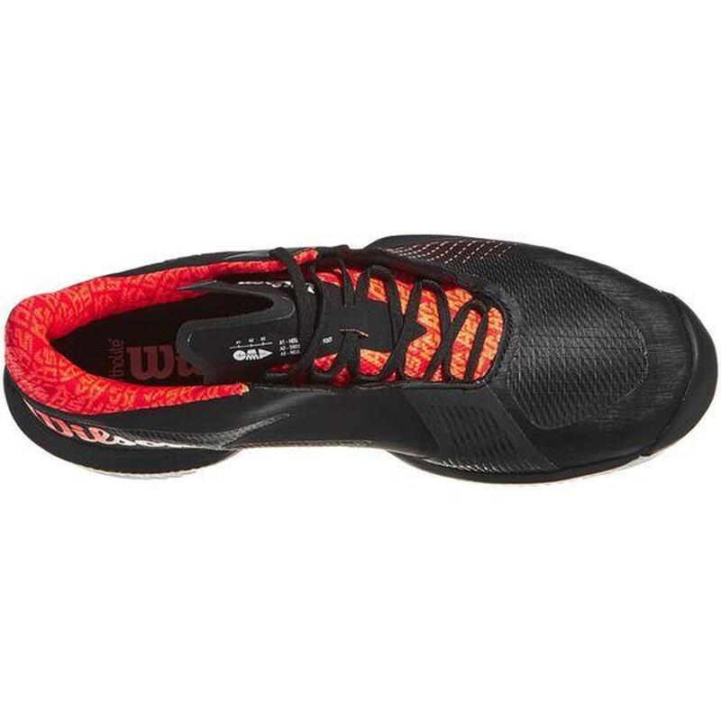 Zapatillas Wilson Kaos Swift 1.5 Clay Negro Naranja -  - 44