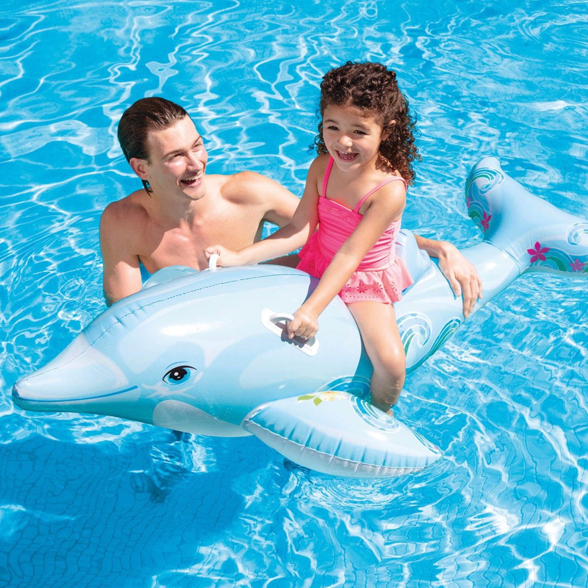 Lil Dolphin Ride On" opblaasbare dolfijn boei Intex 5/7