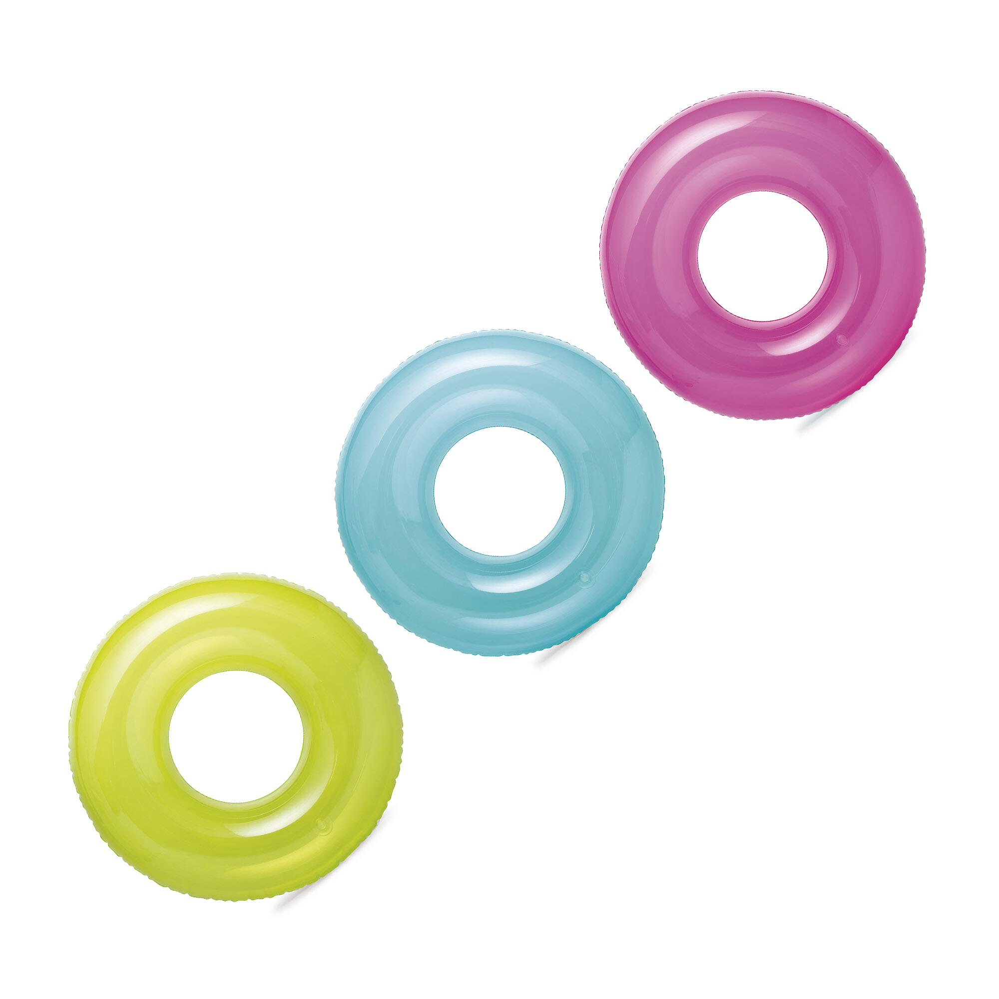 Intex 59260NP - Salvagente Trasparente Colorato, Colori Assortiti, 76 cm 2/5