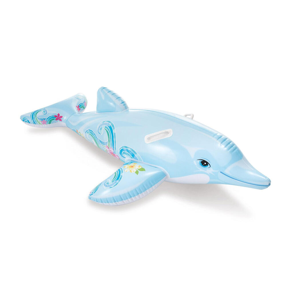 Lil Dolphin Ride On" inflatable dolphin buoy Intex
