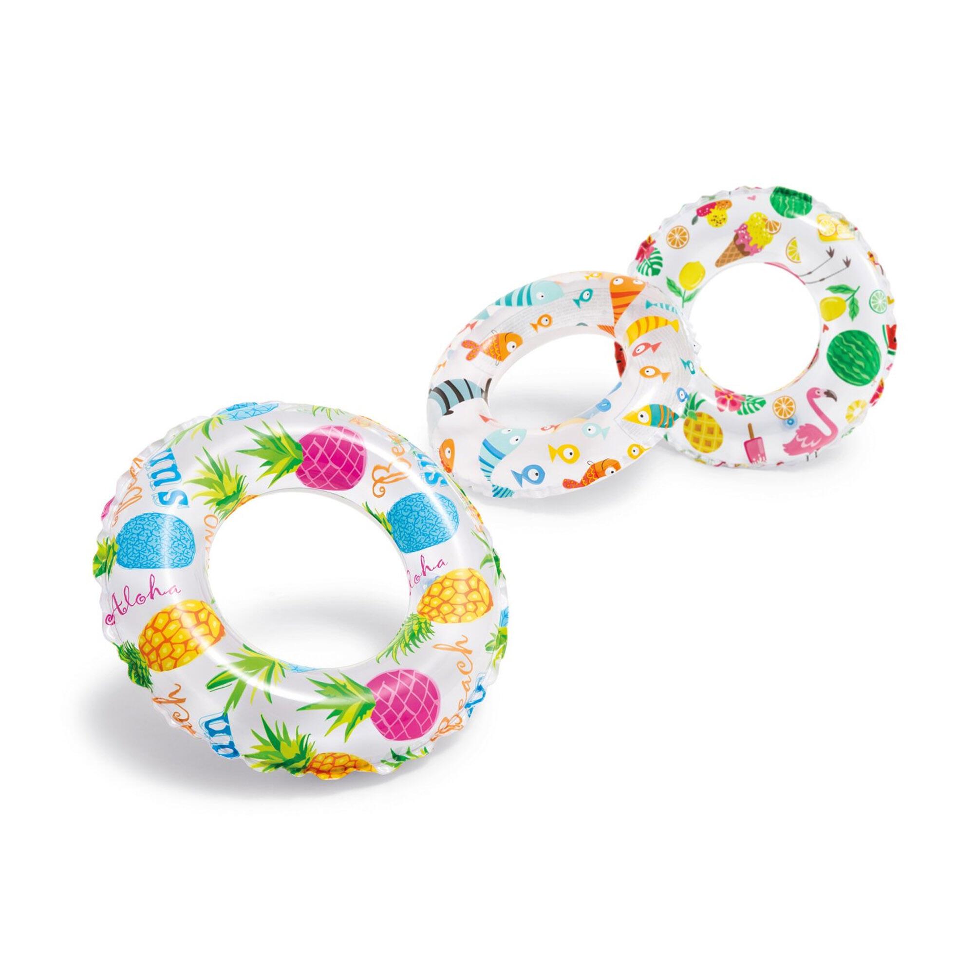 Intex 20" Wet Set Lively Print Swim Ring (Styles Vary, One Supplied) 3/7