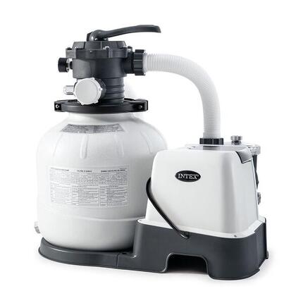 Sistema combinado INTEX depuradora arena y clorador salino eco 7 g/h - 32000 l