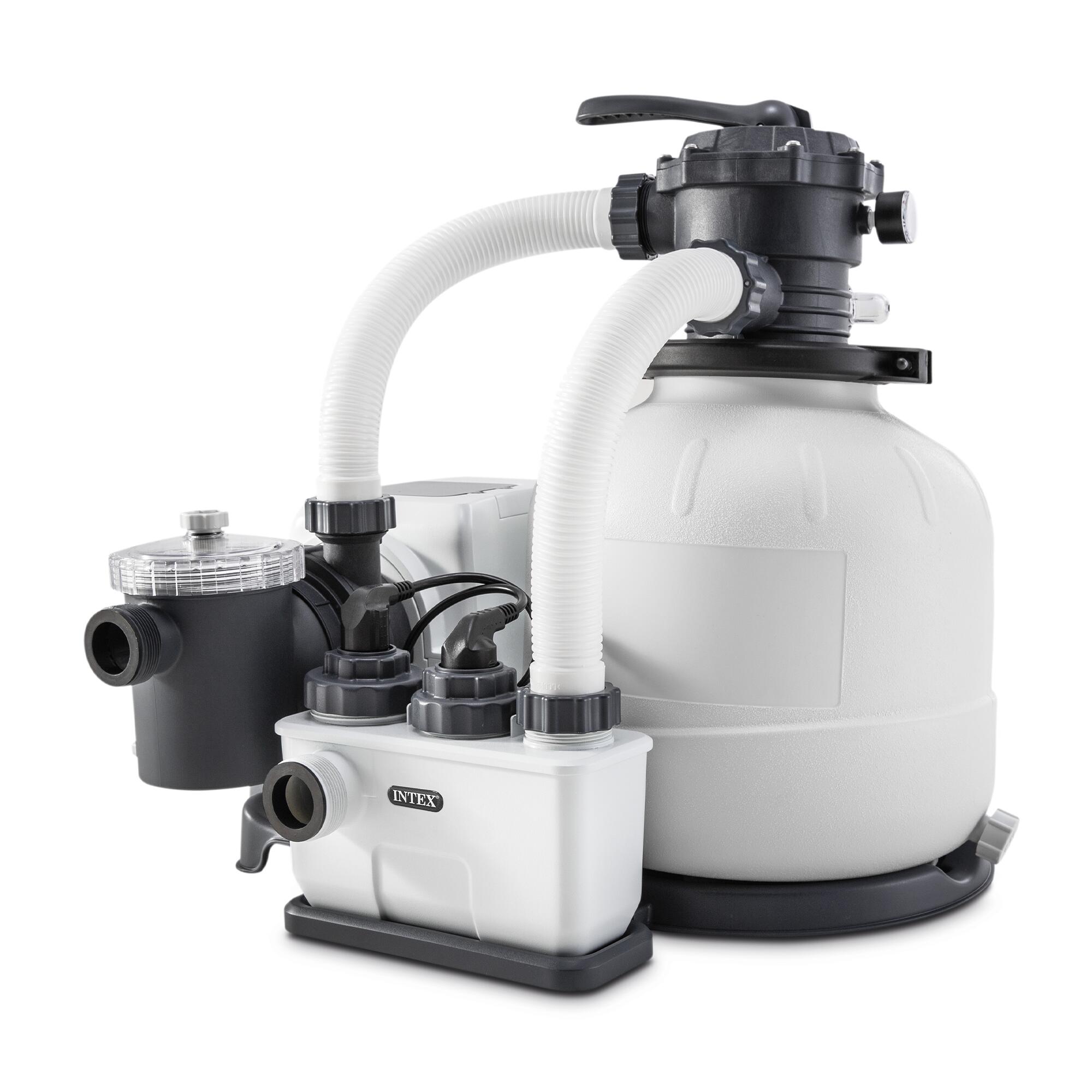 Sistema combinado INTEX depuradora arena y clorador salino eco 7 g/h - 32000 l 2/7