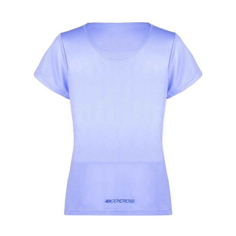 T-shirt de running à zips Ava - Mauve - Femme