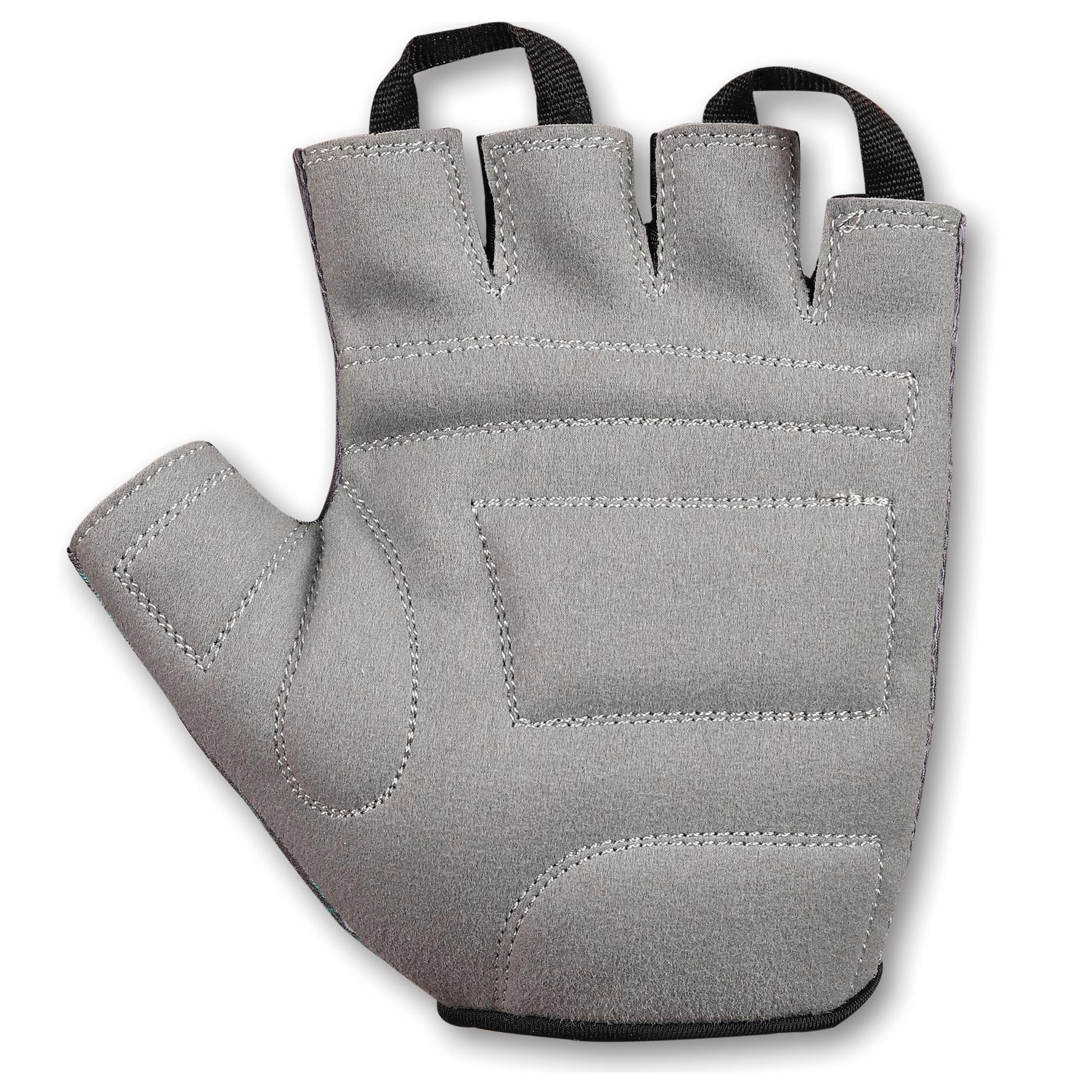 Gants Fitness-Cyclisme Femme INDIGO Gris Clair 3/4