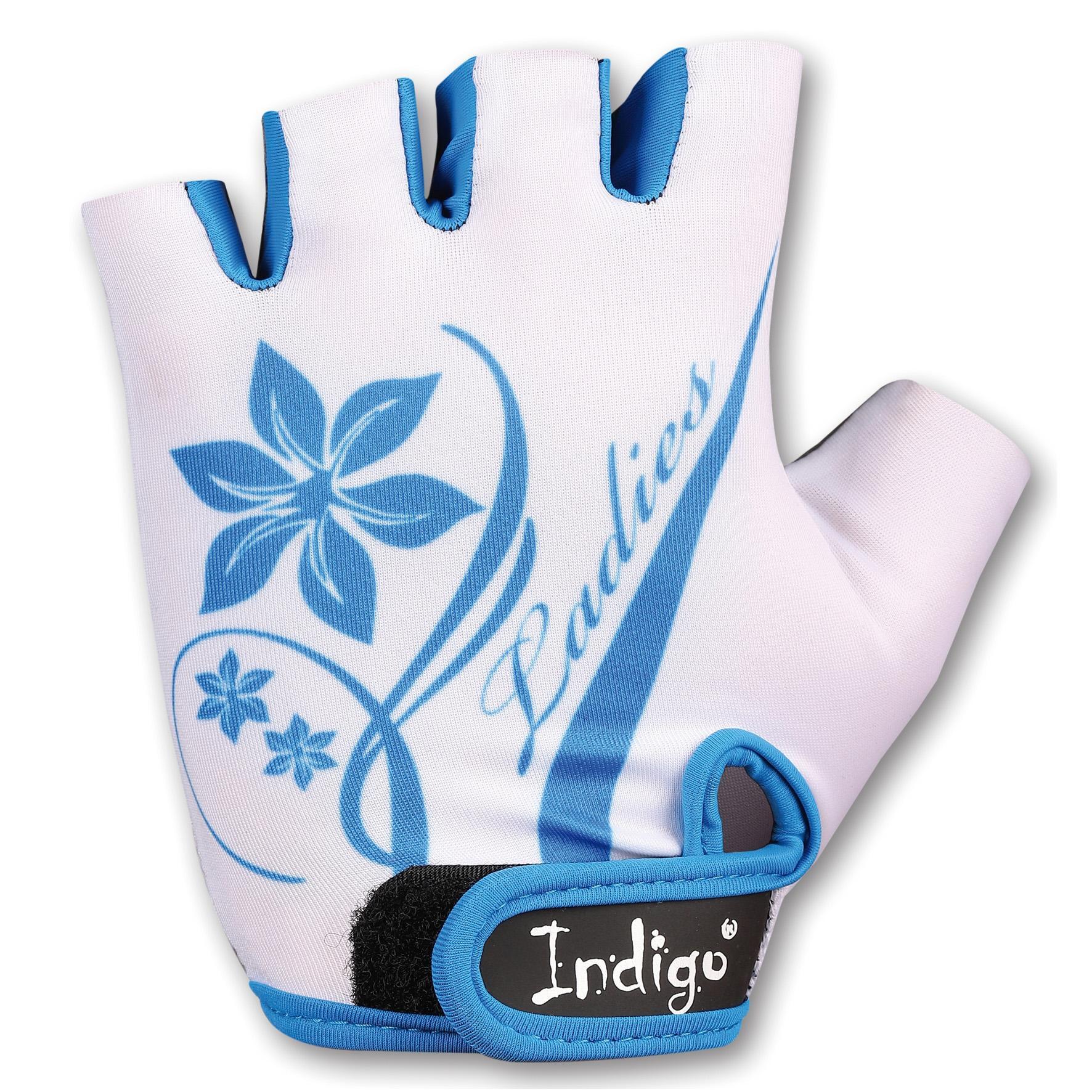 Fahrradhandschuhe Fitness Damen INDIGO 2/4