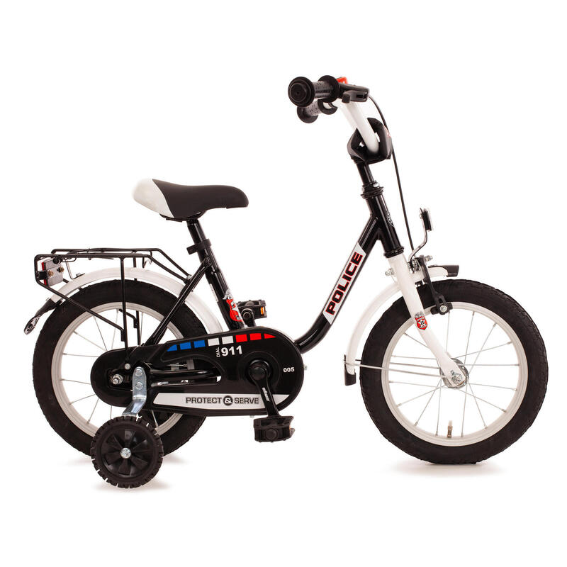 BACHTENKIRCH POLITIE kinderfiets (14 inch)