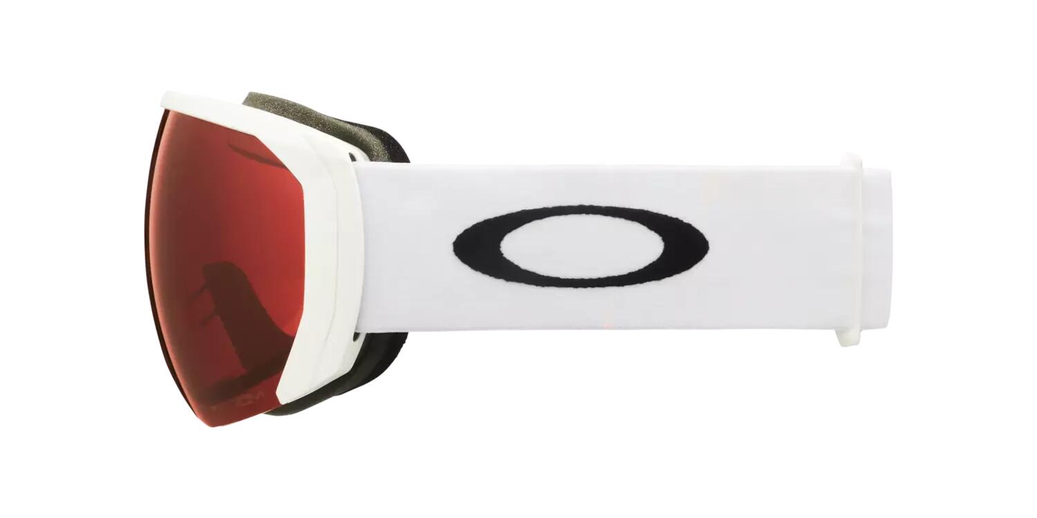 Oakley Flight Path L Skibril Mat Wit/ Prizm Dark Grey 3/4