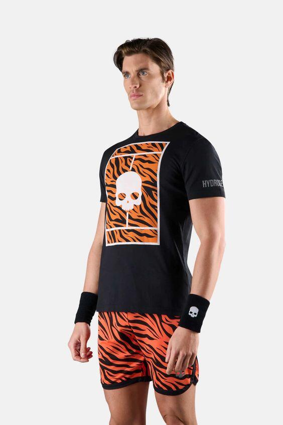 Koszulka tenisowa męska z krótkim rękawem Hydrogen Tennis Court Cotton Tee 4/5