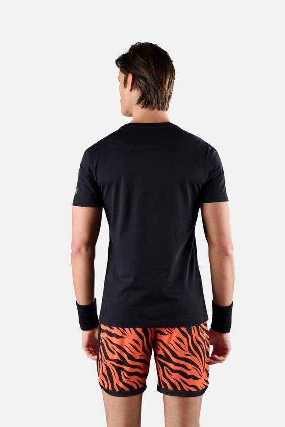 Koszulka tenisowa męska z krótkim rękawem Hydrogen Tennis Court Cotton Tee