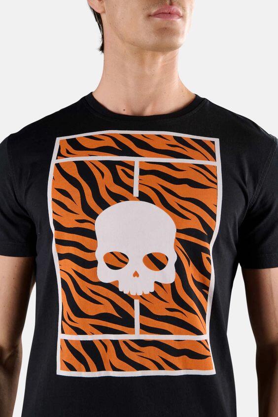 Koszulka tenisowa męska z krótkim rękawem Hydrogen Tennis Court Cotton Tee 3/5