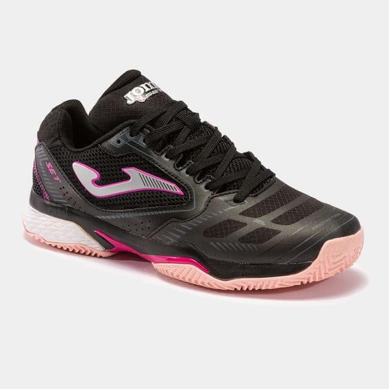 Buty tenisowe damskie Joma T.Set Lady clay black fuchsia 38