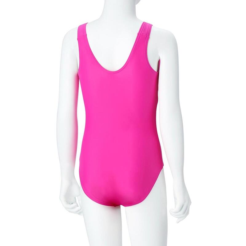 DIGITALAND LOGO GIRLS SWIMWEAR UBACK ONE PIECE PINK Decathlon