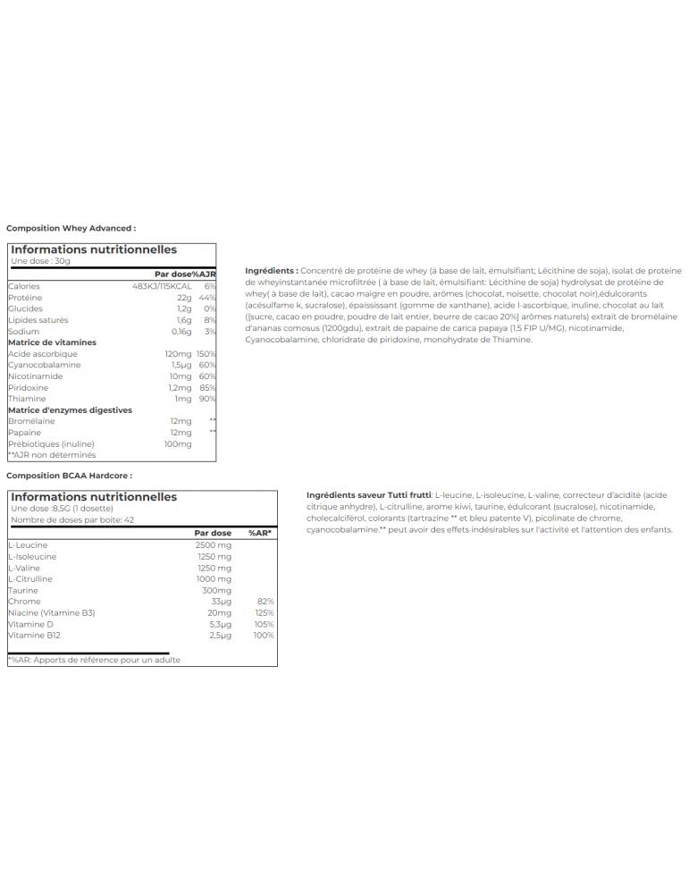 Programme Galbe Musculaire | Whey Protéine | BCAA 5/5