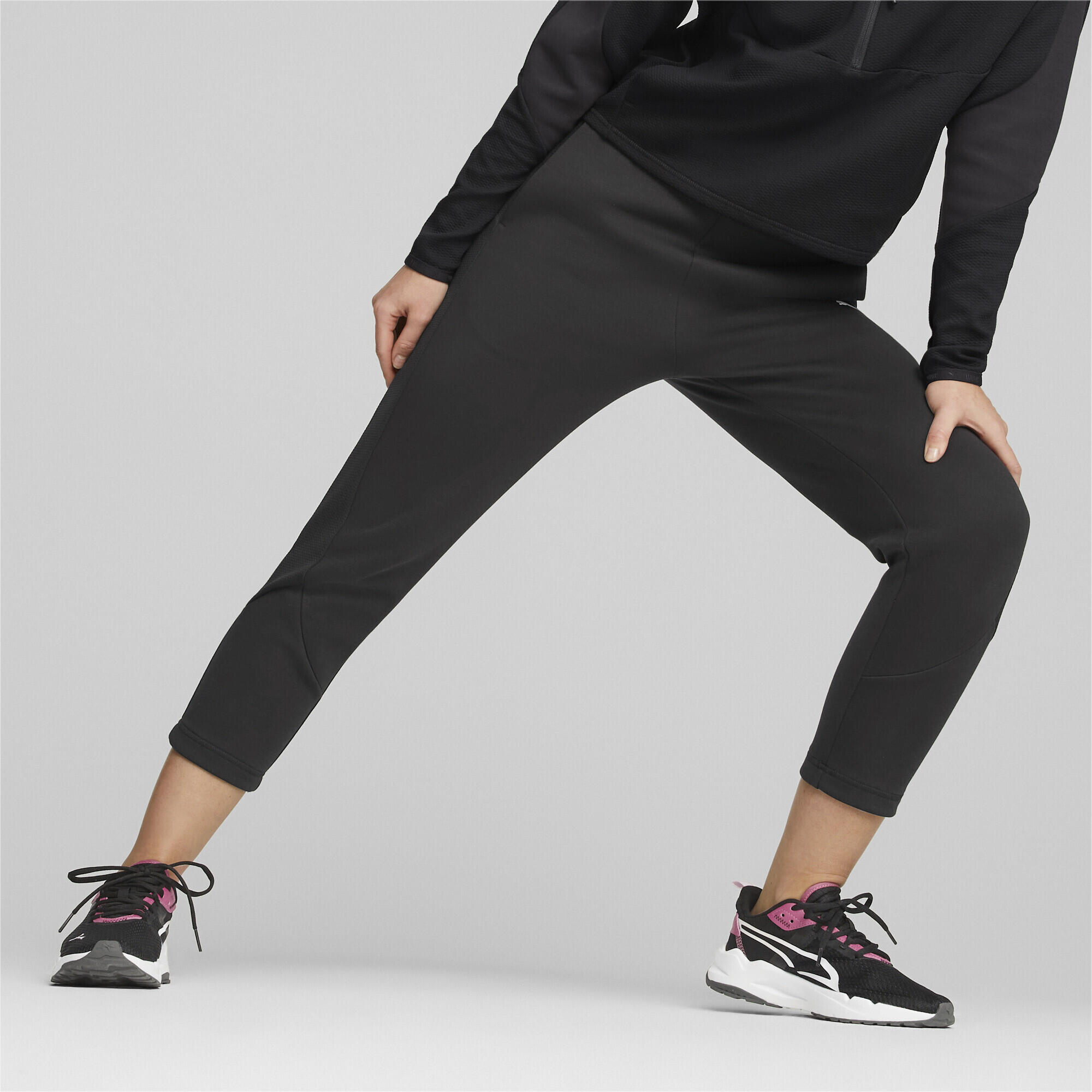 Hoch taillierte Damen Jogginghose Puma Evostripe 3/7