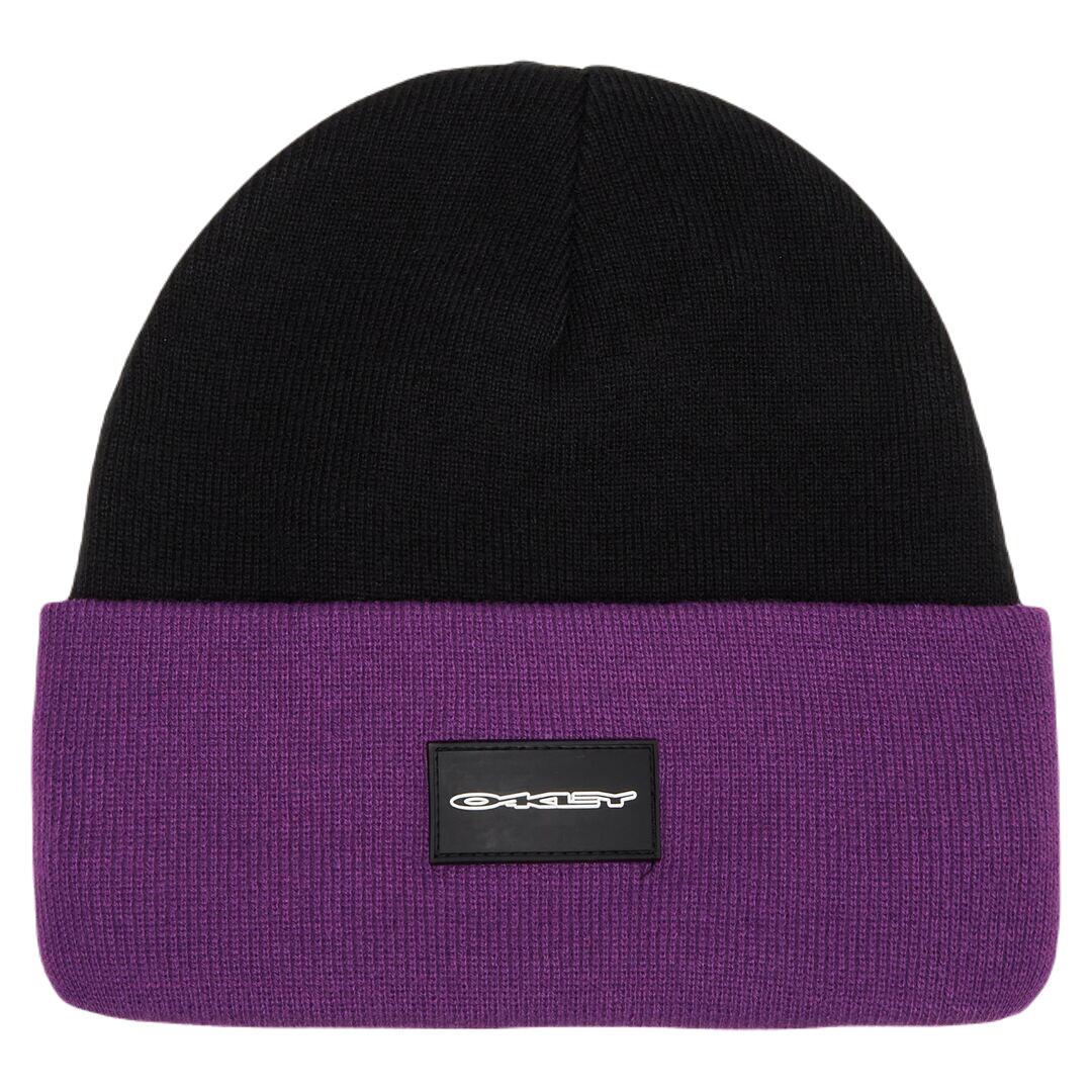 OAKLEY TC Stretch Logo Unisex Beanie - Blackout/Ultra Purple