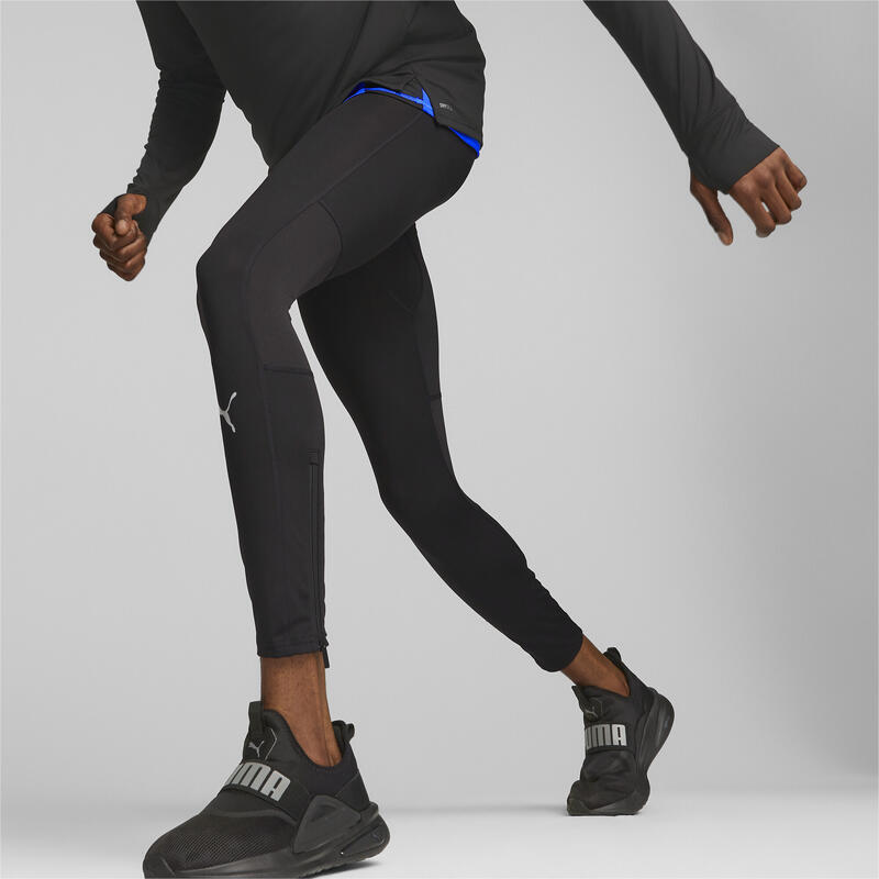 Colanti barbati Puma Run Favorite Long Tight M, Negru