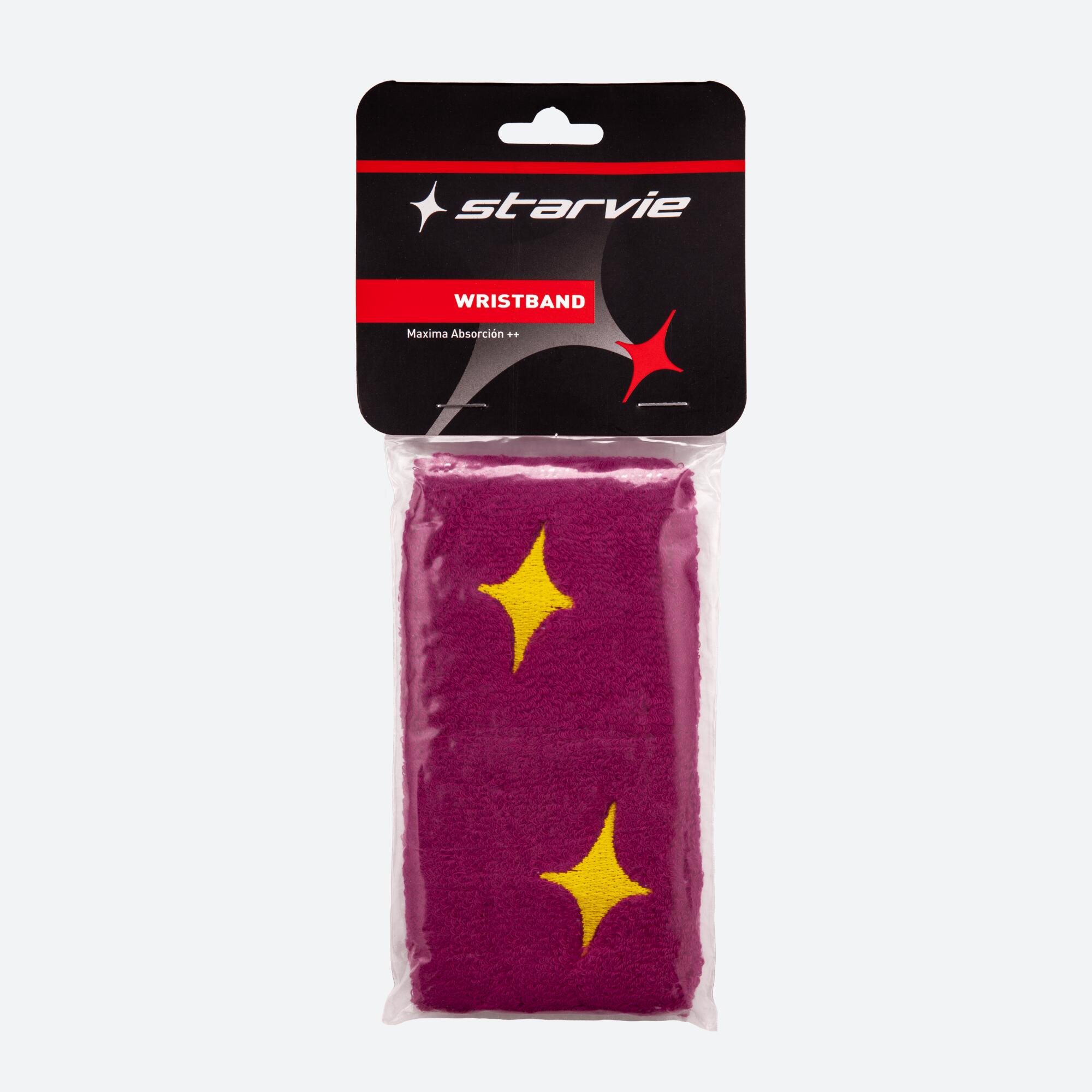 Par De Pulseiras Star Vie Roxas Com Uma Estrela Amarela 3/3