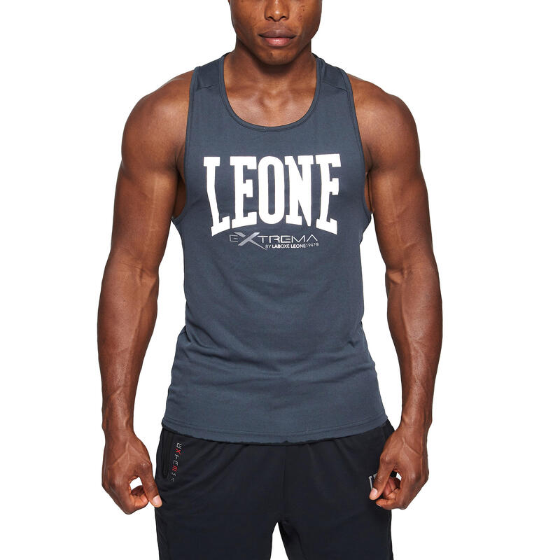 Leone Tanktop Logo Grijs