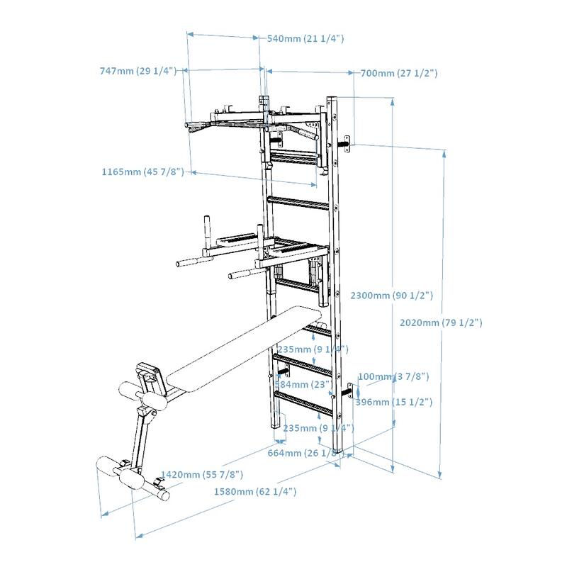 BenchK Sprossenwand System 233W