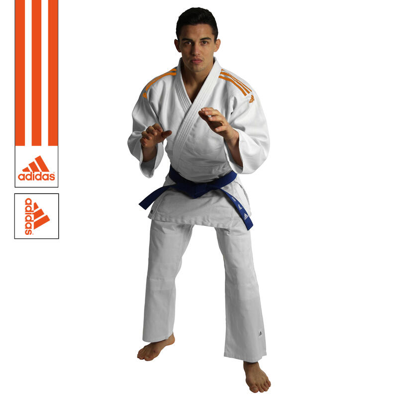 Adidas Judopak J350 Club Wit/Oranje