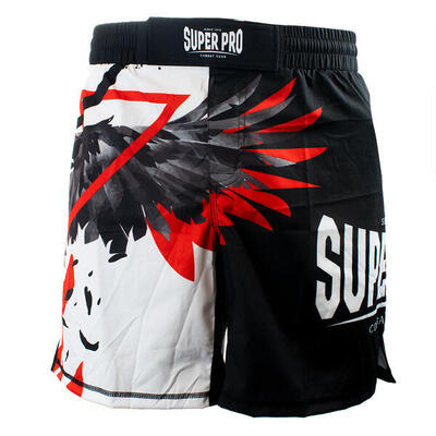 Super pro combat gear mma short raven