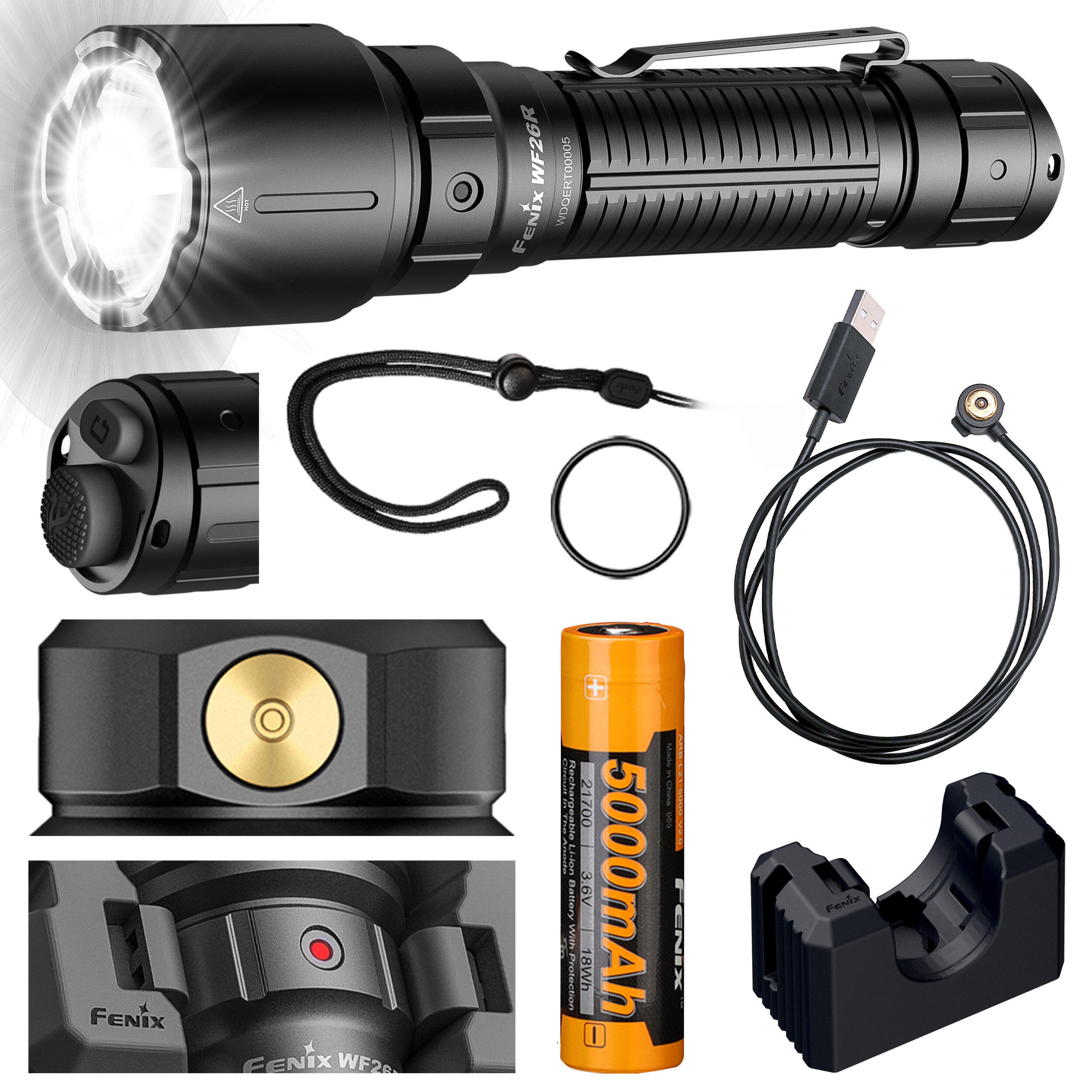 Taschenlampe WF26R - 3000 lm 5/7