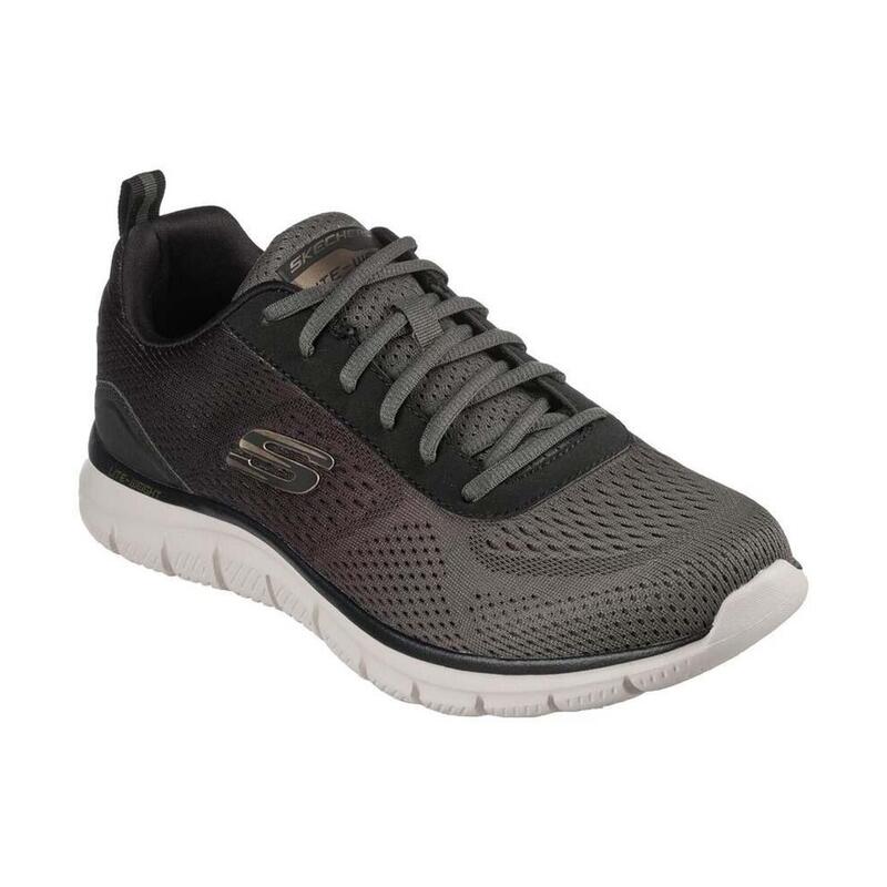 Sapatilhas running Homem Skechers Track Ripkent. Preto/oliva