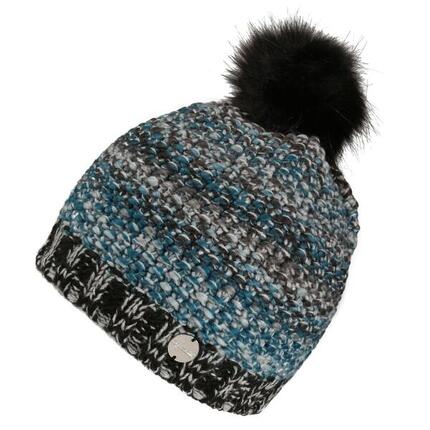 Frosty V" Mütze für Damen Schwarz