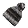 Gorro Beanie Frosty VI de Punto para Mujer Negro