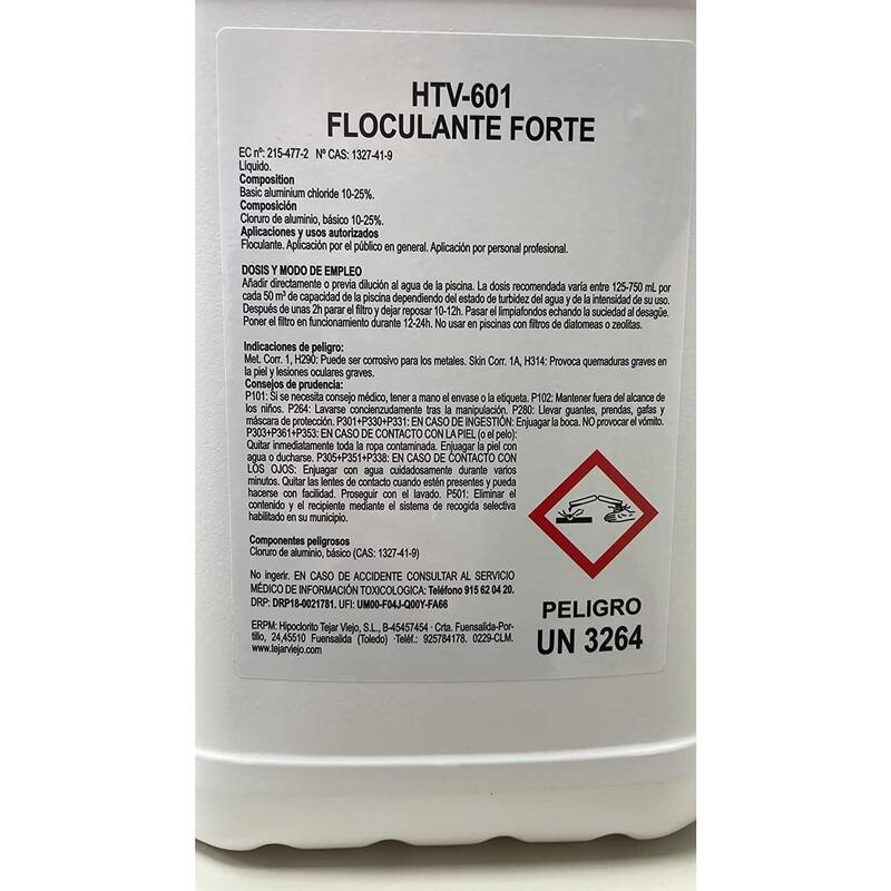 Floculante Forte para Piscinas MUGAR 5 litros.