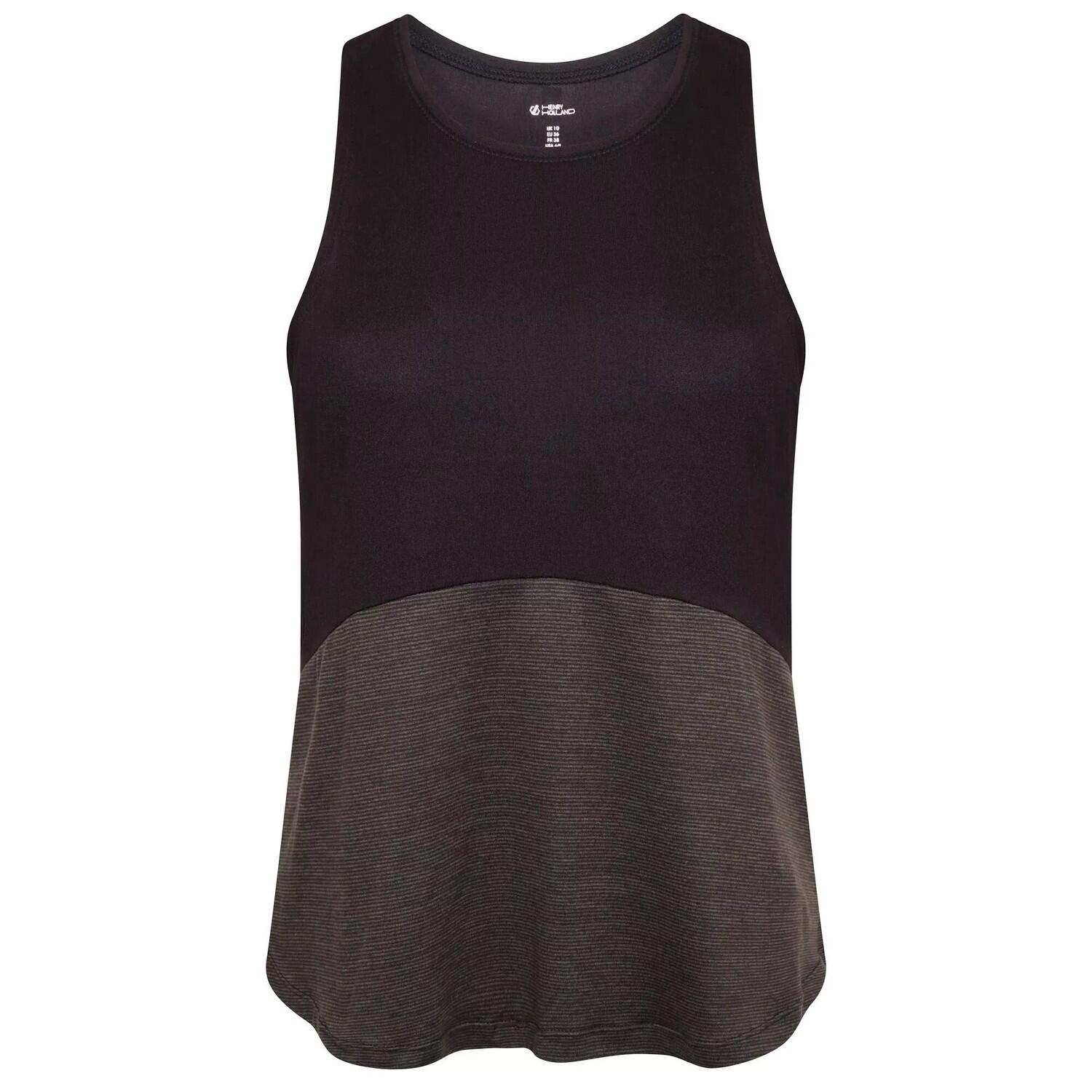 Womens/Ladies Henry Holland Cut Loose Vest Top (Black) 1/4