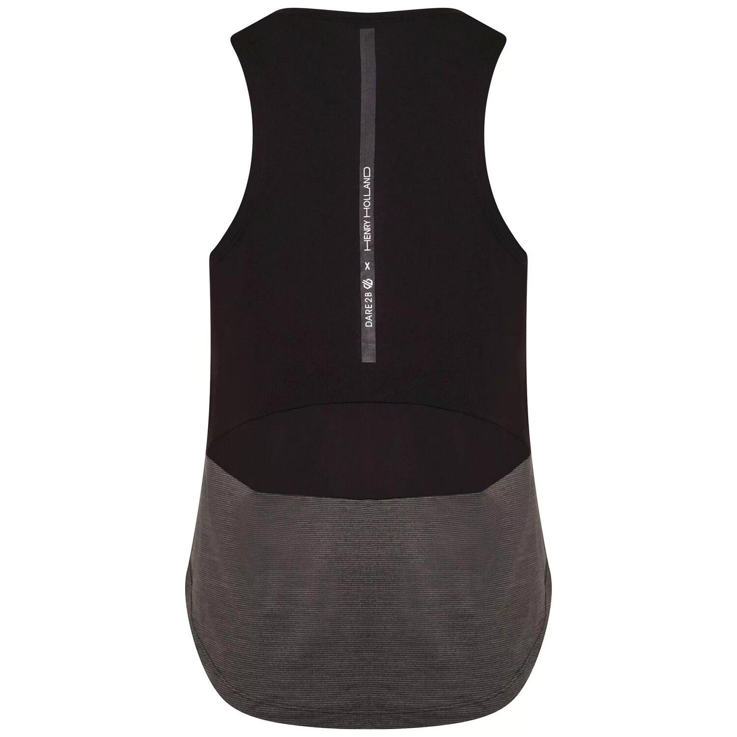 Womens/Ladies Henry Holland Cut Loose Vest Top (Black) 2/4