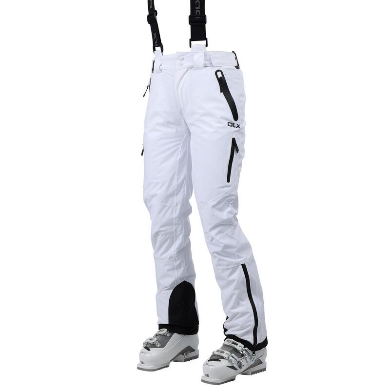 Donna Marisol II DLX Impermeabile Pantaloni da Sci Bianco
