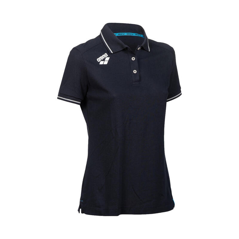 Arena Equipa Mulher Poloshirt Algodao Sólido