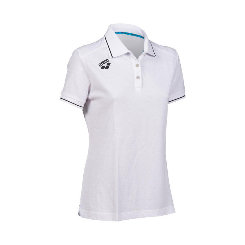 Arena Equipa Mulher Poloshirt Algodao Sólido