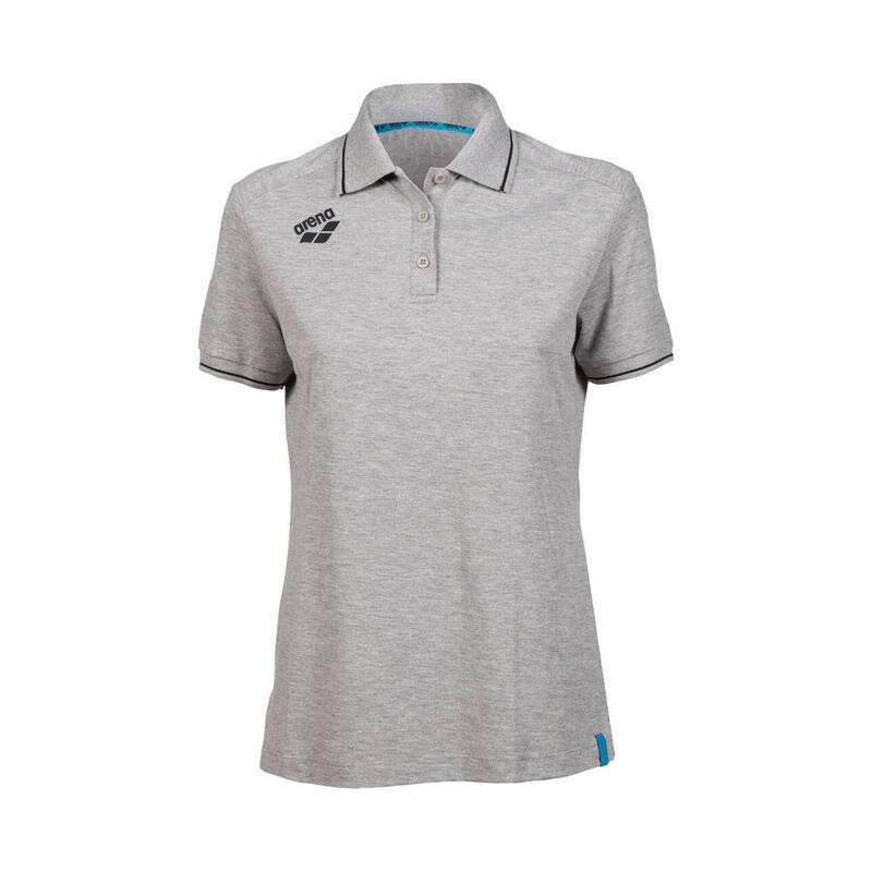 Arena Equipa Mulher Poloshirt Algodao Sólido