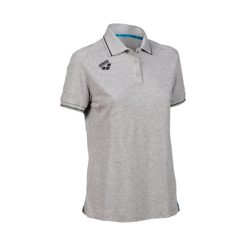 Arena Equipa Mulher Poloshirt Algodao Sólido