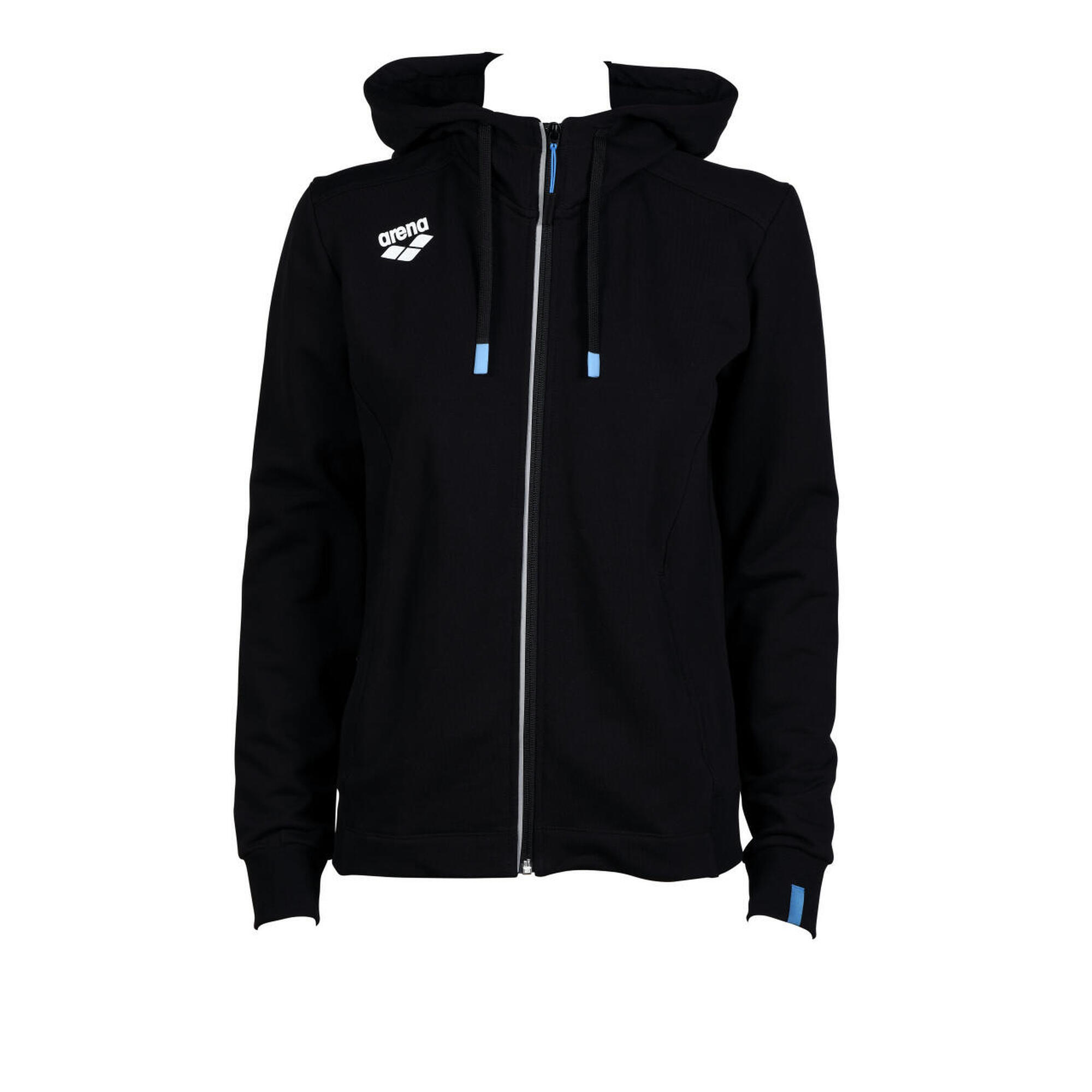 Bluza damska na basen Arena Dorosły Team Hooded Jacket Panel
