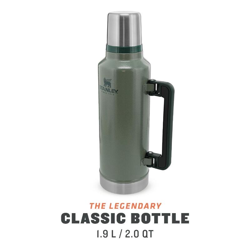 Isolierflasche 1,9L 'Classic' Thermoskanne Kaffee Doppelwandig - Wandern Fahrrad