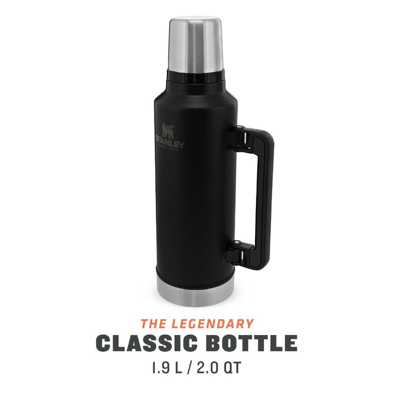 Isolierflasche 1,9L 'Classic' Thermoskanne Kaffee Doppelwandig - Wandern Fahrrad