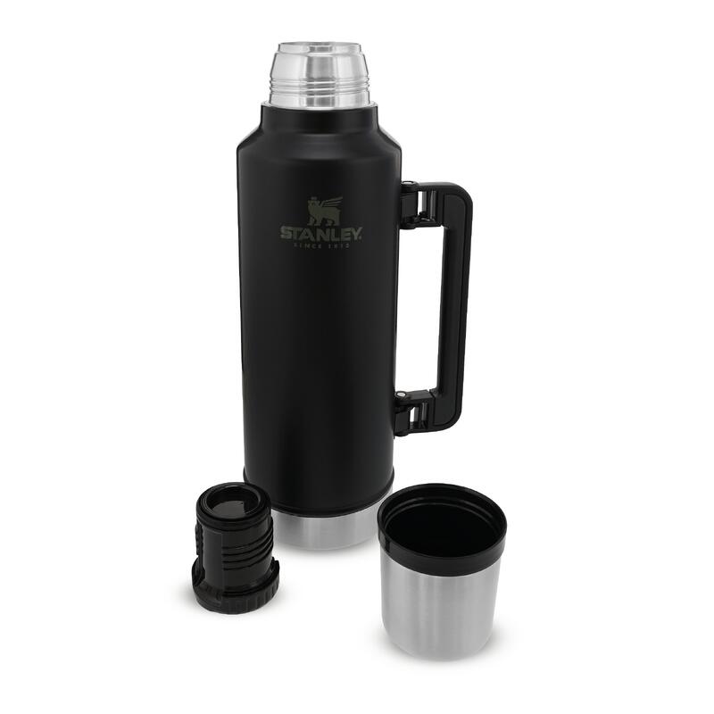 Botella Isoterma 1,9L Termo Café (Doble Pared De Acero Inox) Senderismo Ciclismo