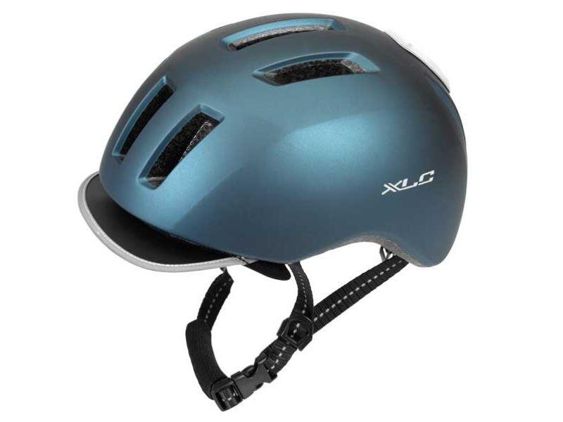 Casco XLC City BH-C24 blu metallizzato 4/5