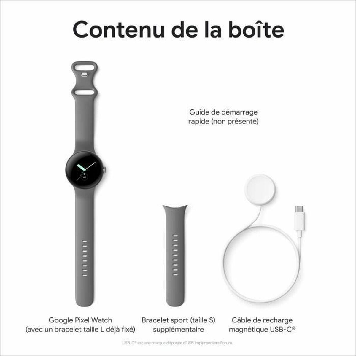 Relógio Smartwatch Google Pixel Watch Cinzento 1,6" 6/6